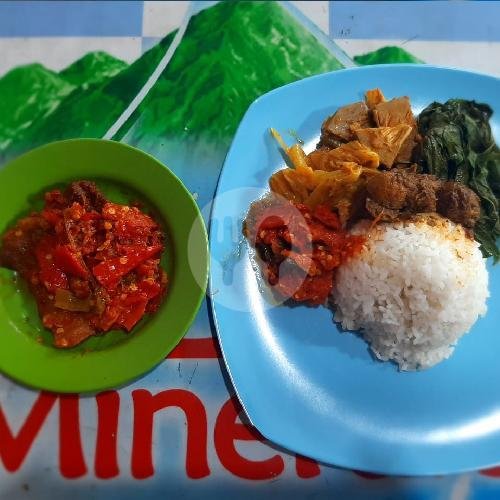 Nasi Tambusu / Usus menu Nasi Kapau Uni Upik
