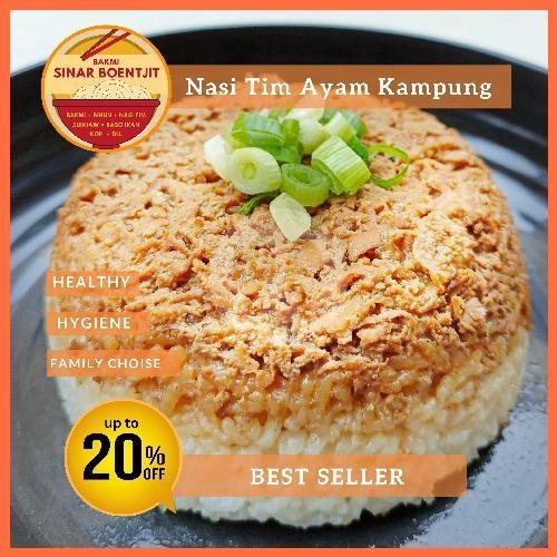 Review Kelezatan Nasi Tim Ayam Kampung di Bakmi & Nasi Tim Sinar Boentjit, Tambora