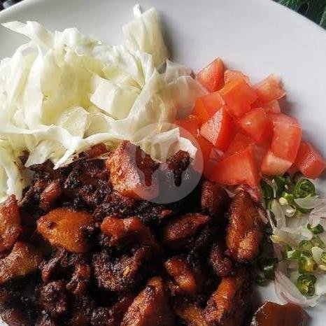 Sate Goreng Ayam menu Sate Solo Colomben Pak Komar, Cibogo