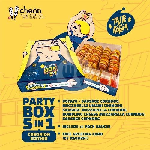 Cheon 5in1 Party Box menu Cheon, Tunjungan Plaza 3