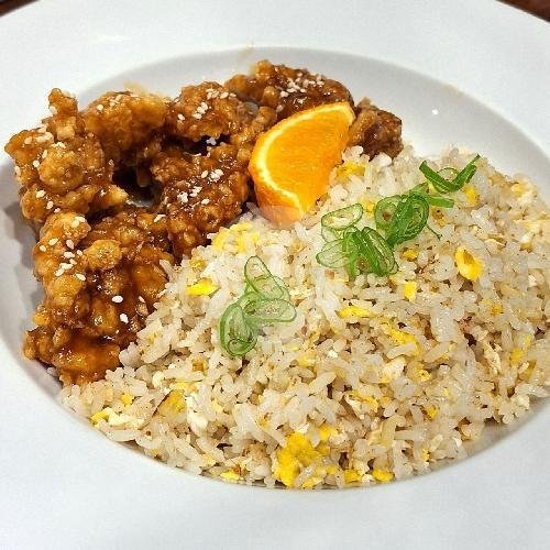 Nasi Ayam Geprek menu Dancing Goat Coffee Co, Puri Indah