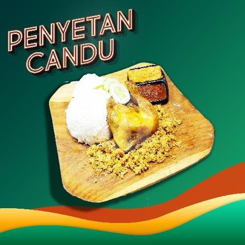 Nasi Ayam Bakar Candu menu Penyetan Candu, Pandega