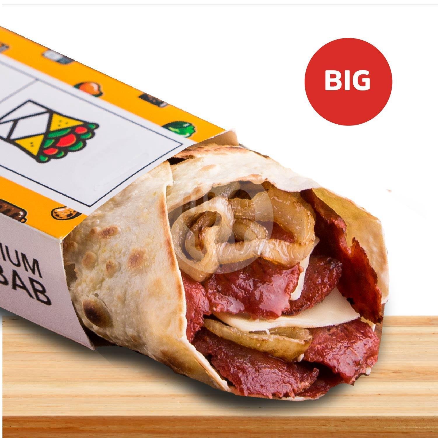 Big Triple Cheese Kebab menu KABOBS - Premium Kebab, Yogya Derwati