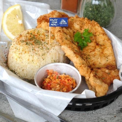 Fish And Nasgor Matah (Lrg) menu Fish Lab, Duren Sawit