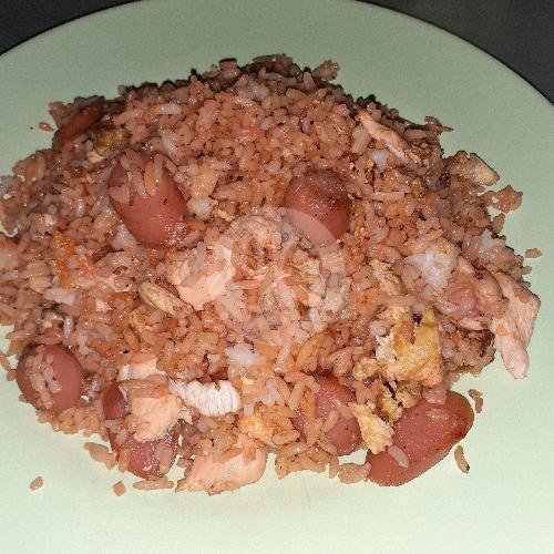 Nasi Goreng Sosis menu Depot Mitra, Siwalankerto