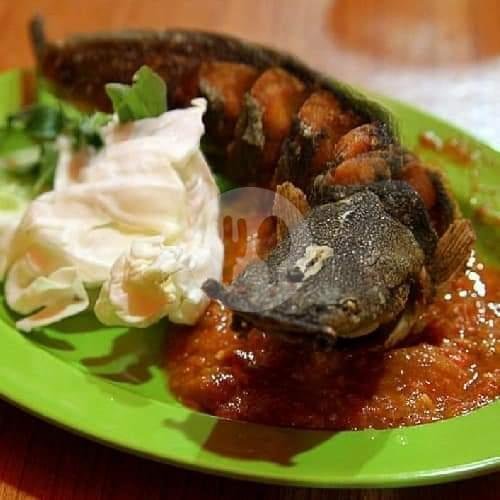 Nasi Putih menu Maju Lancar Pecel Lele, Merpati Raya