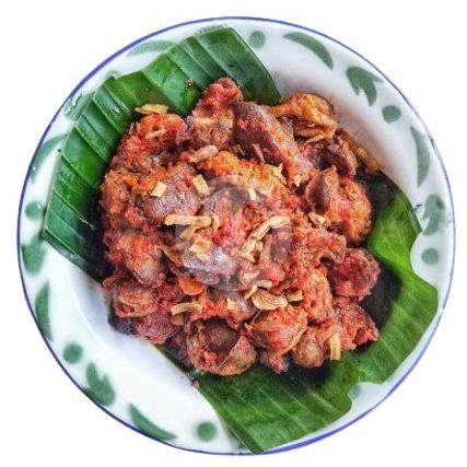 Nasi Sambal Teri menu Warmindo Bianglala, Nusa Indah