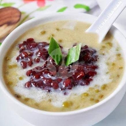 Bubur Kacang Ijo Ketan Itam menu Warkop Sadulur, Kemayoran Barat