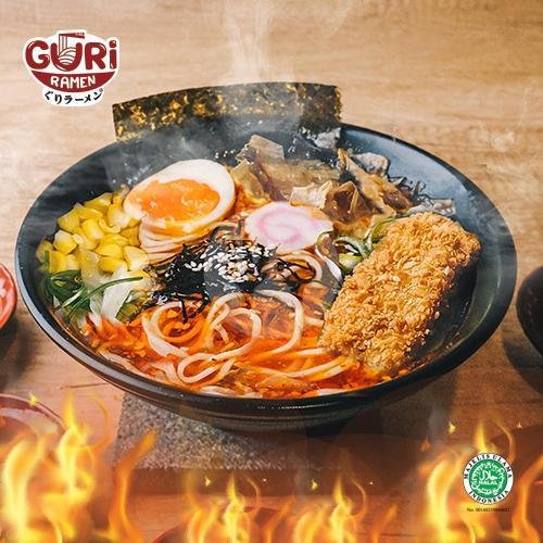 Saitama Toriniku Ramen menu Guri Ramen, Klojen, Oro Oro Dowo