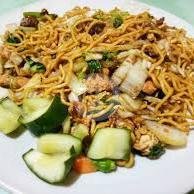 Bakmi Godog Jawa Campur menu Bakso Mie Ayam Trio, Jalan Samas Palbapang