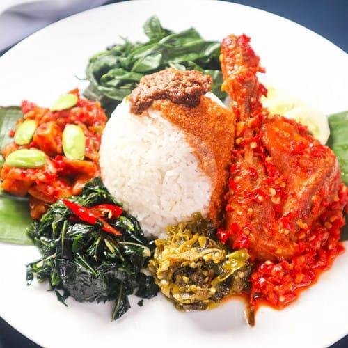 Nasi Tongkol Balado menu Nasi Padang RM Mitra Minang, Sukajadi