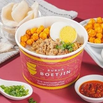 Bubur Polos menu Bubur Boetjin, Palmerah