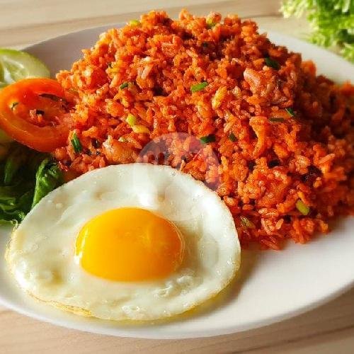 Nasi goreng sapi lada hitam menu Pork and Barrel, Klojen