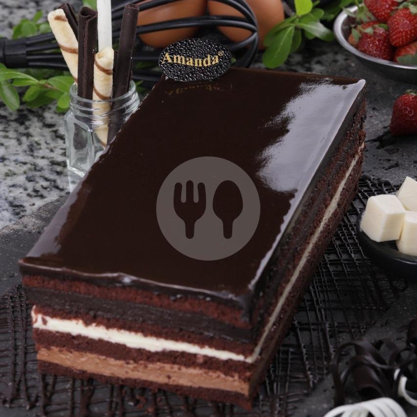 Black Noir menu Amanda Brownies, Tanjung Duren