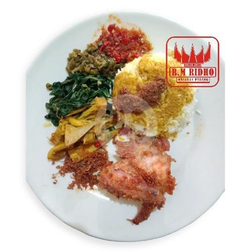 Paket Nasi Padang Box Sterofoam (Pilih 1 Lauk) menu RM Masakan Padang Ridho Nasi Padang, Condet