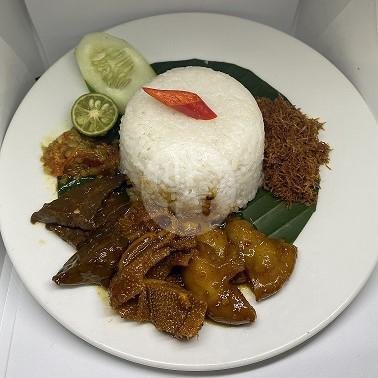 Sego Kereng Daging menu Bubur Ayam Mama An, Gubeng Kertajaya