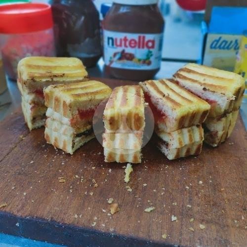 Roti Blueberry Susu + Melon Susu menu Juice dan Roti Bakar AA Davin, Medokan Ayu