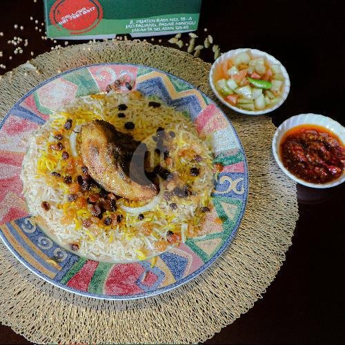 Kebuli Ayam Goreng/bakar 3 Porsi (3 Ayam) menu Nasi Kebuli Bin Al, Pasar Minggu