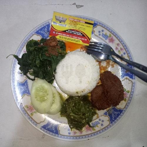 Nasi Rendang menu RM. Padang Salero Anda Wetan Laris, Muntilan