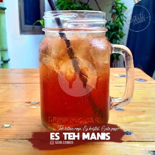 Es Tea Tawar menu Saidi Corner