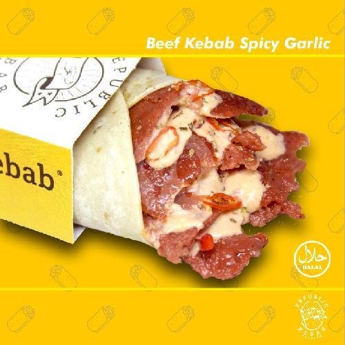 Beef Kebab Spicy BBQ (Big) menu Republic Kebab Premium, Tegal Alur