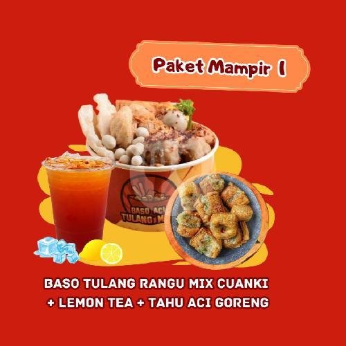 Paket Mampir 2 menu Baso Aci Tulang Muda, Dipati Ukur