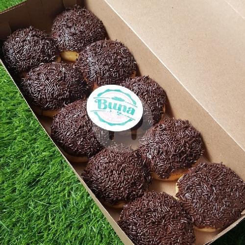 Donat Meses Coklat -  Keju, 6pc menu Buna Cake & Donat