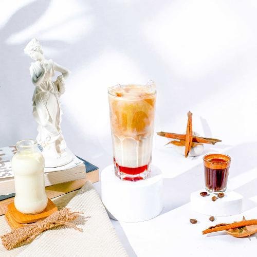 Kopi Susu Cremebrule menu Pas Podjok Coffee & Eatery, Sewon Bantul