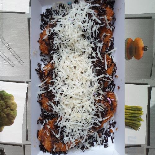 Ricebowl Chicken BBQ(SAOS BBQ PEDAS) menu Rice Bowl Cik Sum, Prajenan