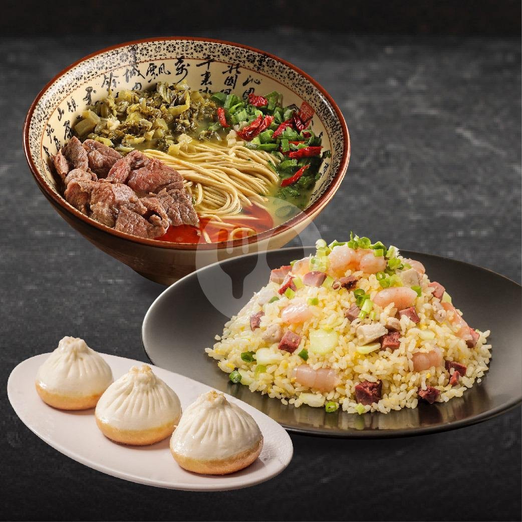 Combo Spesial C (Nasi Goreng, Babi, Dimsum) menu Paradise Dynasty, Central Park