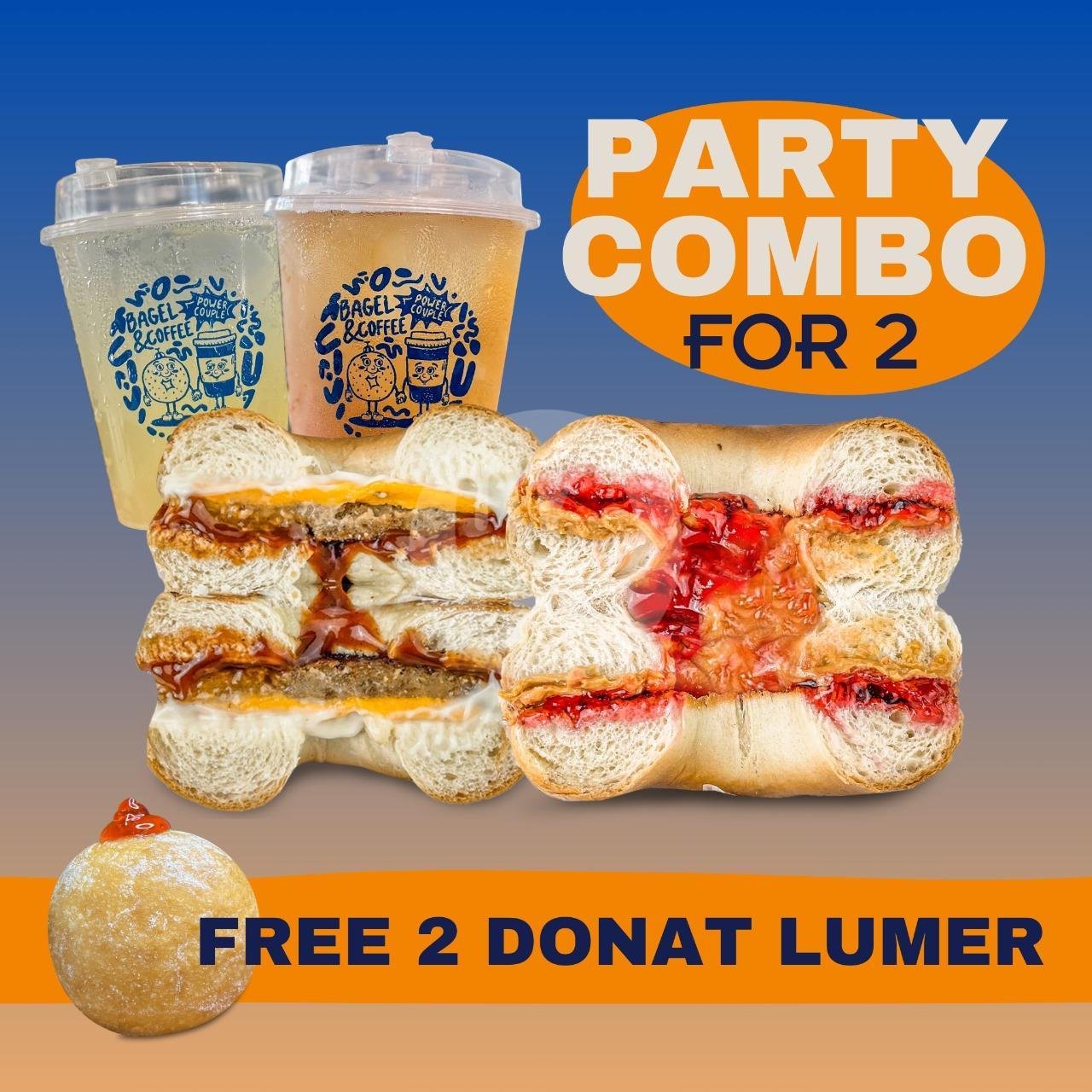 Party Combo For 3 menu Mad Bagel & Sandwich, Bandung
