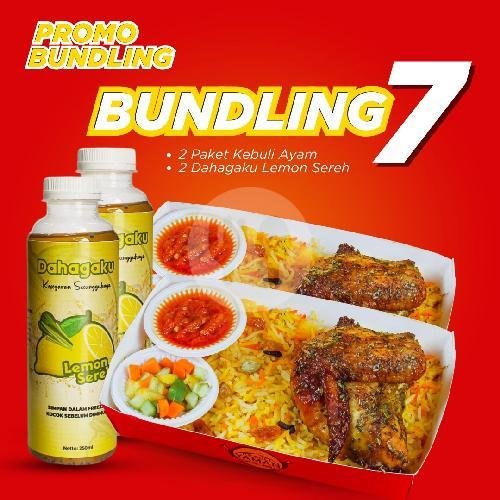 Paket Kebuli Ayam + Teh Yoman menu Kebuli Yaman, Jl. Graha Raya Bintaro
