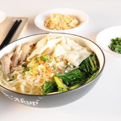 Mie Kuah Baso Pangsit Ceker menu Mie Akup Ciateul, Regol