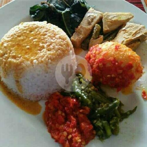 Nasi + Tongkol Balado menu RM. Padang Saloka, Cendrawasih