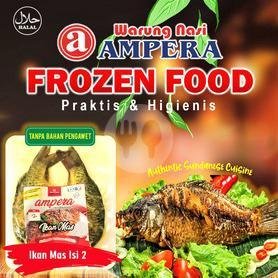 Ikan Mas isi 5 menu Warung Nasi Ampera, Pasteur