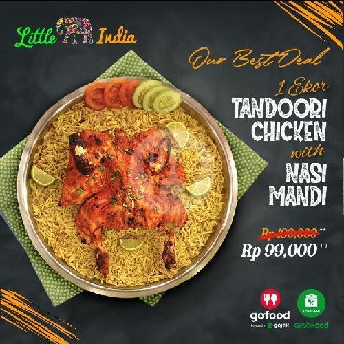 Nasi Mandi Kambing For 2 Orang menu Little India Restaurant, Indian Food Mega Kuningan