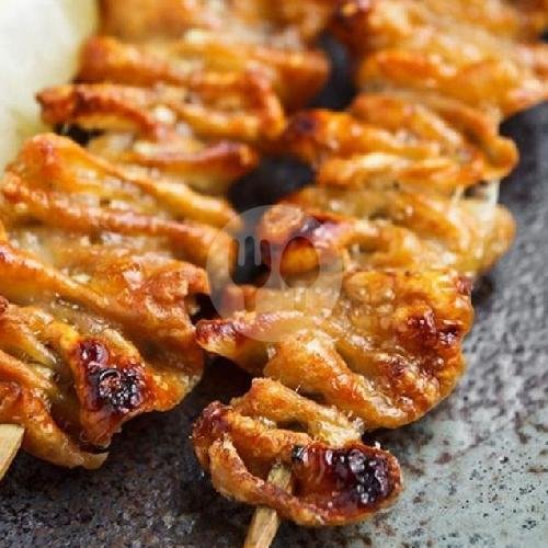 Sate Kulit Ayam menu Ayam Bakar Jumbo, Sukabumi
