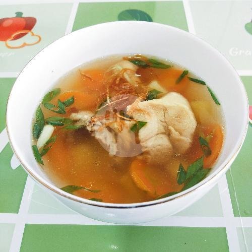Nasi Putih Pulen menu Rins Soup, Merjosari