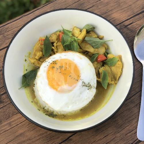 Chicken Kaiju Sauce Rice Bowl menu Kaiju Coffee x Megaria 10, Kompleks Bioskop Metropole XXI