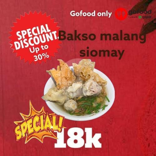Bakso Bakwan Goreng menu Bakso Bakwan Malang Asli Pak Giman