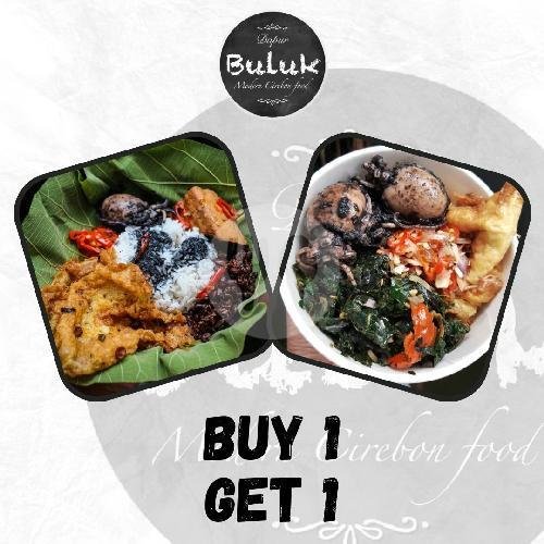 Nasi Jamblang SUKA SUKA menu Nasi Jamblang & Cumi Hitam Blekutak Dapur Buluk, Pulo Mas