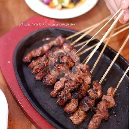 Sate Kambing Polos 5 Tusuk menu Warung Makan Metro Pasar Langon