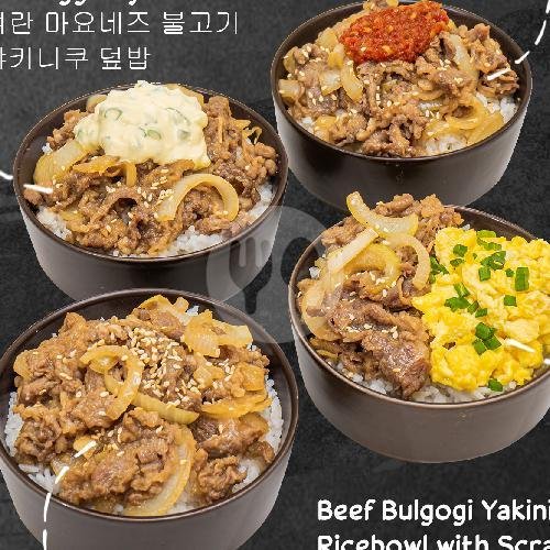 Bulgogi Rice Bowl menu Kimchi Story, Tidar