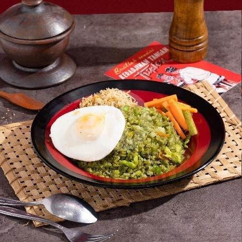 NASI GORENG TERI IJO menu JAMILOS NASI GORENG DAN SATE, BENDUNGAN HILIR