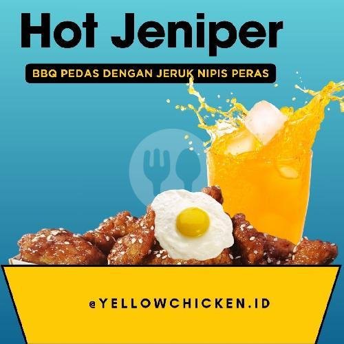 Rice Box Jumbo Korea + Telur + Yellow Lime Squash menu Yellow Chicken, Mampang Prapatan