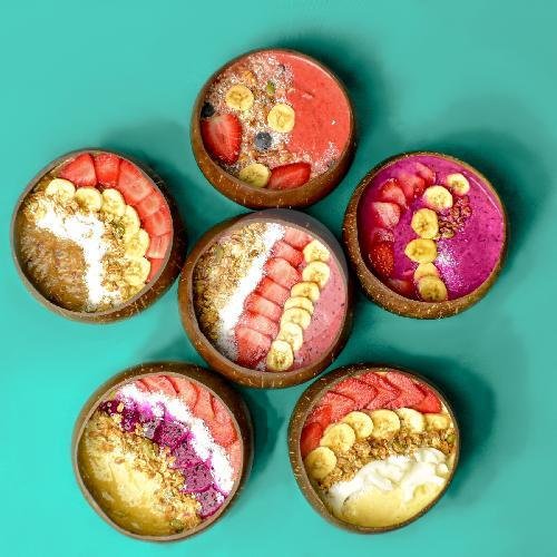 Banana Berry Smoothie Bowl menu The Good Sin - Smoothie Bowl & Shirataki, Bintaro