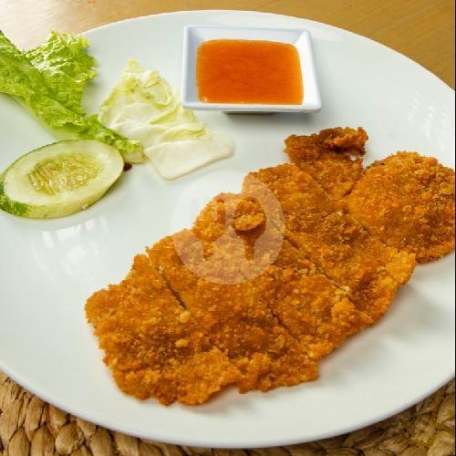 Chiken Katsu Saos Blackpapper menu Ayam Kremes Dan Soto Ayam Tigaz Studio Rasa, Ngamprah