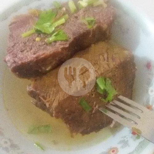 Soto Campur Sapi menu Soto Kepala Sapi Wak Kayin, Semolowaru