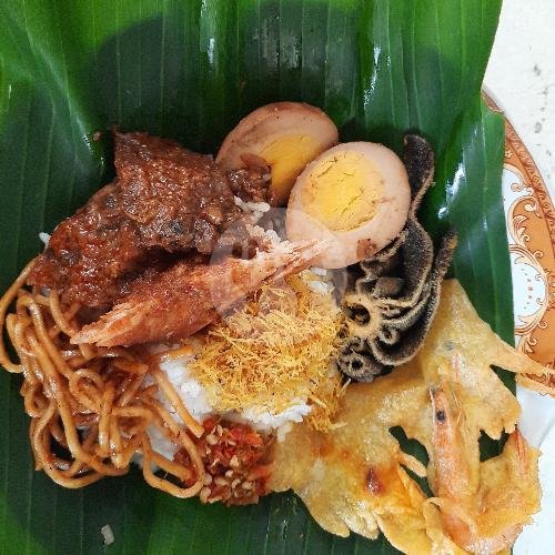 Nasi Babat menu Nasi Madura Bu Ja, Pabean Cantian