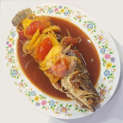 Kakap Sayur Asin menu Ahai Chinese Food, Tambora